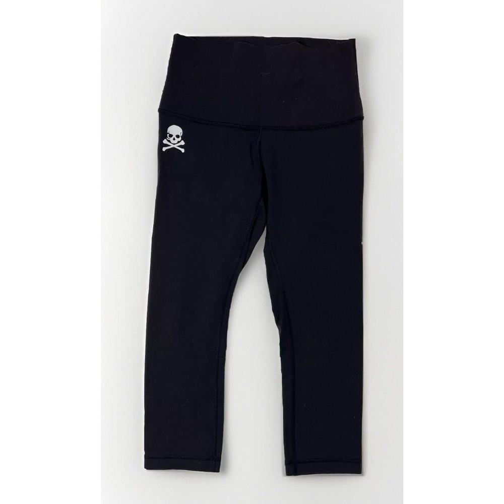 Lululemon Leggings Black Soul Cycle Skull Bay Area /‎ Women's 8